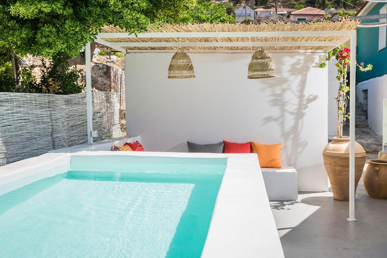 Bohemian Nest - Cheerful 2-Bedroom Villa With Pool Dhavgáta Exterior foto